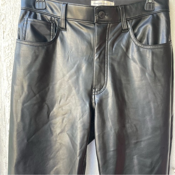 Abercrombie & Fitch Faux Leather Pants - Picture 5 of 10